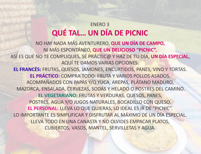 Qué tal... un día de picnic
